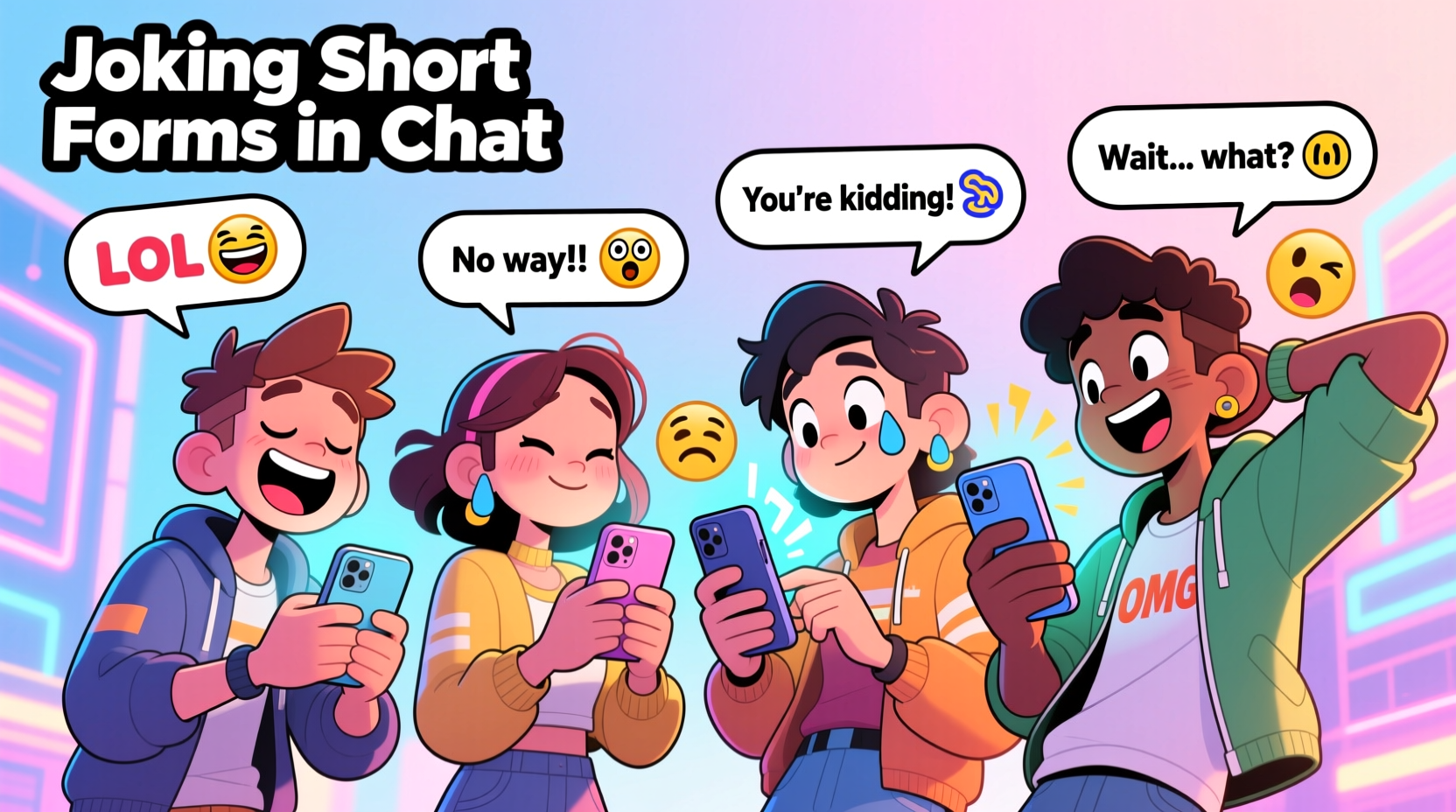 Joking Short Forms in Chat 😂