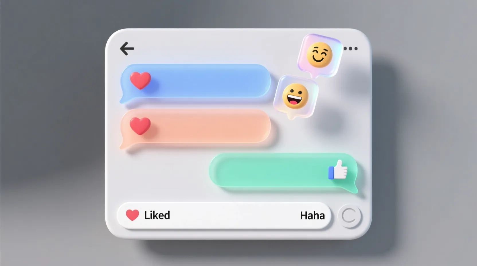 Reactions in Online Messages