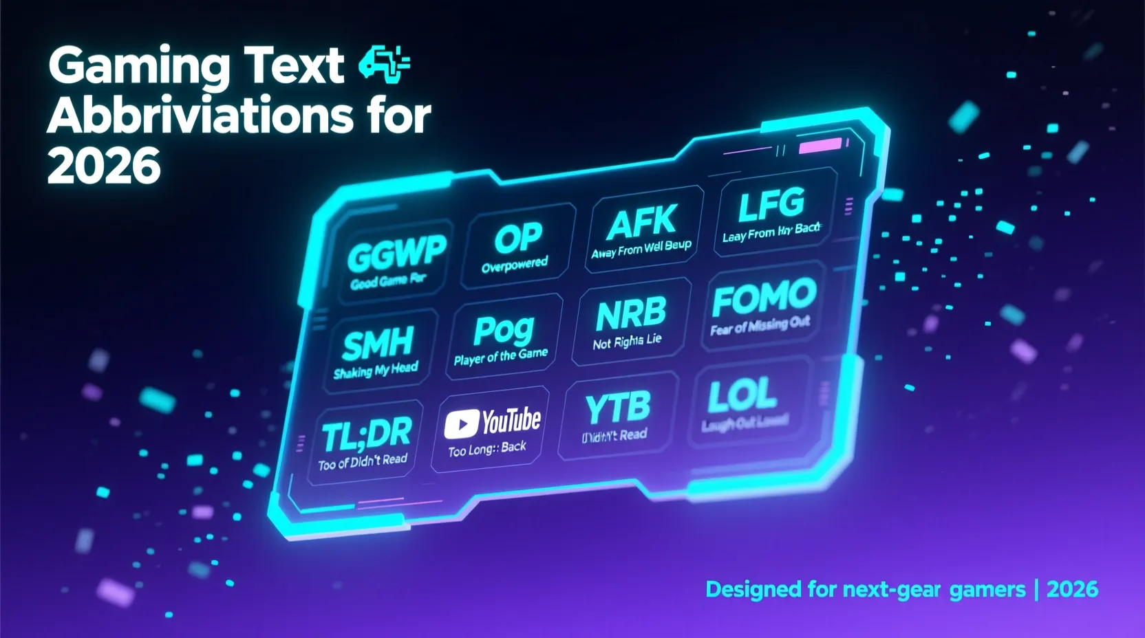 Gaming Text Abbreviations