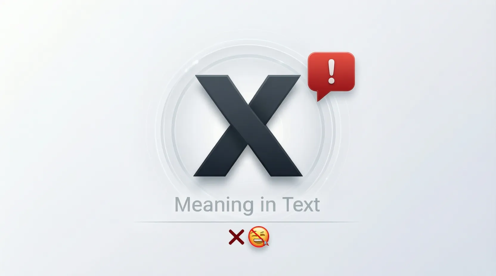 X Meaning in Text