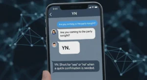 YN Meaning in Text and Online