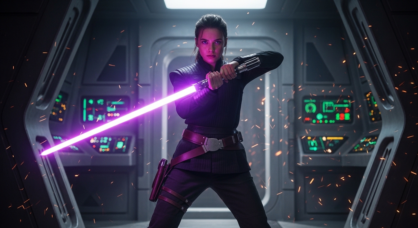 what does a purple lightsaber mean