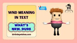 wnd meaning in text